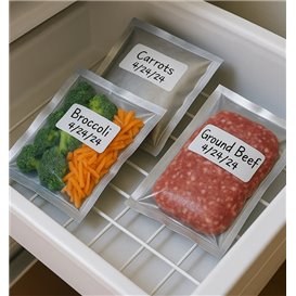 Sacs sous vide 90 Microns Argent 170x250mm (1.200 Utés)