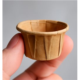 Pot Papier Kraft Plissé de 30ml (5000 Unités)
