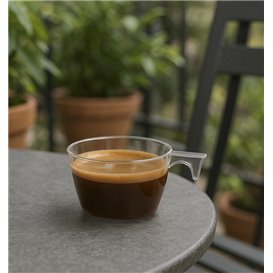Tasse Réutilisable PS Transparente 90ml (900 Utés)