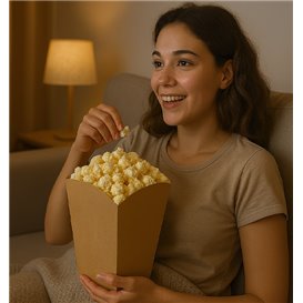 Etuis à Pop-Corn Grand Kraft 150g 8,7x13x20,3cm (25 Utés)