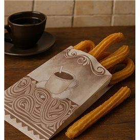 Sac Pour Churros Ingraissable 18+7x32 cm (250 Utés)