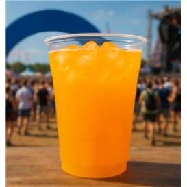 Verre Plastique PP 1000ml/1L Transparent (750 Utés)
