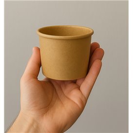 Kartonnen Kraft Pot voor sauzen 100ml Ø7,3cm (1.000 Units)
