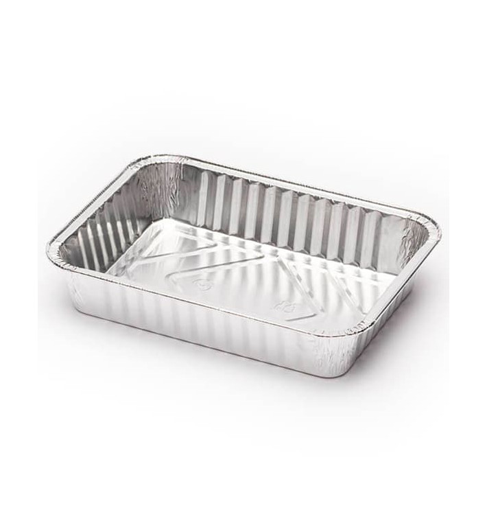 Barquette Aluminium 590ml 187x137mm Barquette Aluminium 590ml 187x137mm