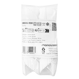 Plastic PS Dekselsteun voor Pizza 38mm (1000 stuks)
