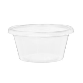 Pot à Sauce Transparent PP avec Couvercle 60ml (100 Utés)