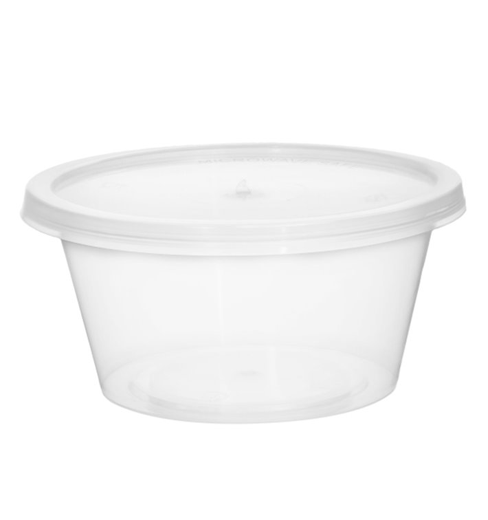 Pot à Sauce Transparent PP avec Couvercle 60ml (100 Utés) Pot à Sauce Transparent PP avec Couvercle 60ml (100 Utés)
