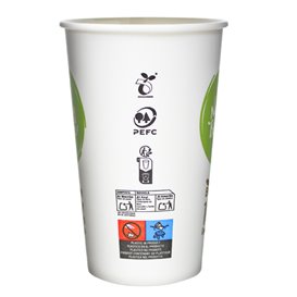 Gobelet en Carton et PLA Bioware® 18Oz/540ml Ø9,0cm (1.000 Utés)