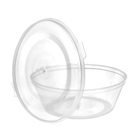 Pot à Sauce en Plastique PP avec Couvercle Inclus 6Oz/180ml (1.000 Utés)
