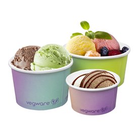 Pot à Glace en Carton 4Oz/114ml (50 Utés)