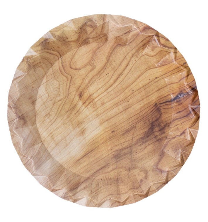 Pappteller mit Hout Motief “Bali” Ø18cm 290g/m² (50 Stuks) Pappteller mit Hout Motief “Bali” Ø18cm 290g/m² (50 Stuks)