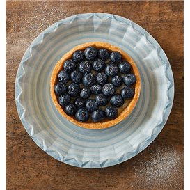 Assiette en Carton Motif Céramique “Bali” Ø18cm 290g/m² (500 Utés)