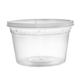 PP Bakjes met Deksel Transparant “Deli Range” 460ml (40 Stuks)