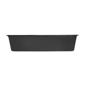 Boîte Rectangulaire en Plastique PP Noire 500ml 17,6x12,4x4cm (50 Utés)