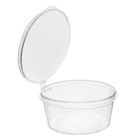 PP Sausbakje met Scharnierend Deksel 30ml (1.000 Stuks)