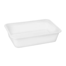 Barquette en Plastique PP Blanche 500ml 17,4x11,6x3,5cm (500 Utés)