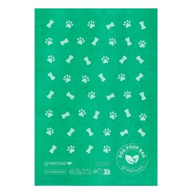 Sac Non-Tissé avec Anses Découpées Marron 30+10x40cm (100 Utés)