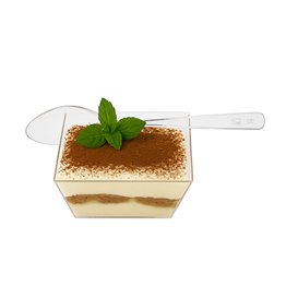 Cuillère de Dégustation PS Transparent 10cm (100 Utés)