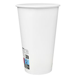 Gobelet Carton Blanc 16Oz/540ml Ø9cm (1.000 Utés)