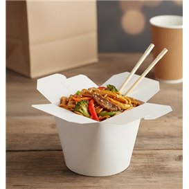 Pot à pâtes 100% ECO Blanc 26Oz/780ml (50 Utés)