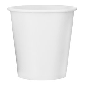 Papieren Beker Wit 4Oz/120ml Ø6,2cm (50 Stuks)