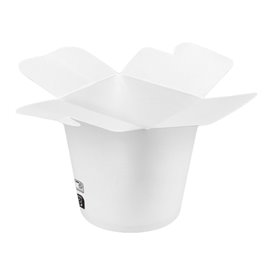 Pot à pâtes 100% ECO Blanc 16Oz/480ml (50 Utés)