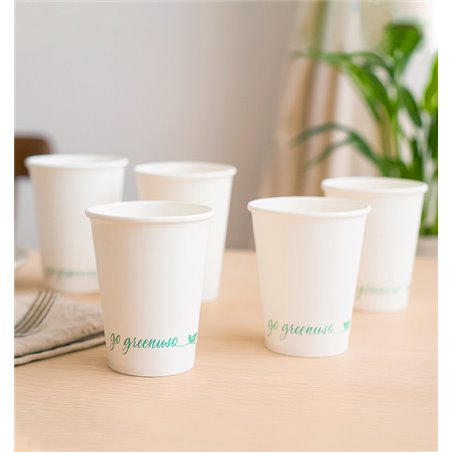 Gobelet en carton Go Green blanc 8oz