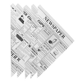 Cornet en Papier Ingraissable 24,5cm 100g (1600 Utés)