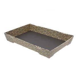 Sushi-Verpakking Kartonnen ''Waves'' 18,5x10,2cm (600 Stuks)