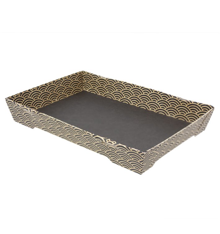 Boîte à Sushi Carton ''Waves'' 18,5x10,2cm (600 Utés)