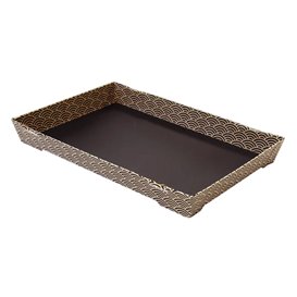 Sushi-Verpakking Kartonnen ''Waves'' 23,5x16cm (600 Stuks)