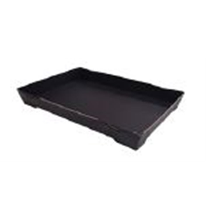 Plateau à Sushi en Carton Noir 16,5x11,5cm (12 Unités) Plateau à Sushi en Carton Noir 16,5x11,5cm (12 Unités)