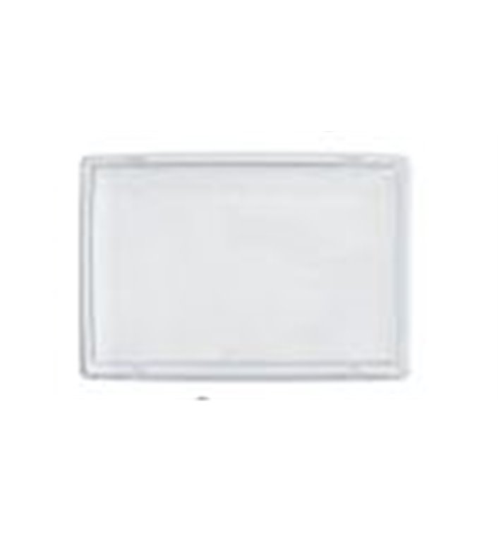 Plastic Deksel voor sushi Container rPET 22x9cm (12 stuks) Plastic Deksel voor sushi Container rPET 22x9cm (12 stuks)