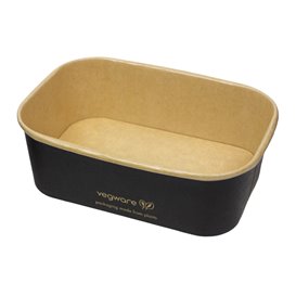 Boîte Rectangulaire Noir 750 ml 17,3x12,1x5,7cm (300 Utés)