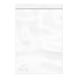 Plastic Zak met Rits Automatische Sluiting 23x32cm G-160 (1.000 Stuks)