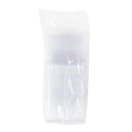 Herbruikbaar Plastic PS Theelepel Transparant 14,5cm (1.000 stuks)
