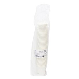Gobelet en Carton "Go Green" Blanc 4Oz/120ml Ø6,2cm (1.000 Utés)
