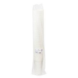Witte papieren beker "Go Green" 20Oz/600ml Ø9,0cm (1.000 Stuks)