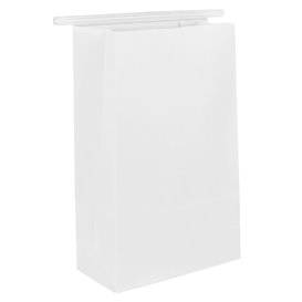 SOS kraft-zak met sluiting 9+6x26 cm (1000 stuks)