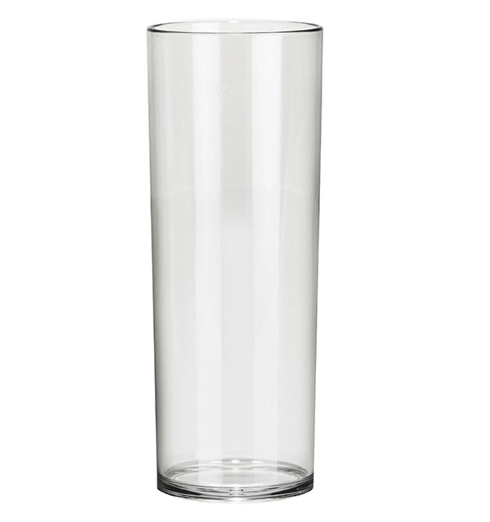 Verre Réutilisable Durable SAN Tumbler Transp.250ml (6 Utés)