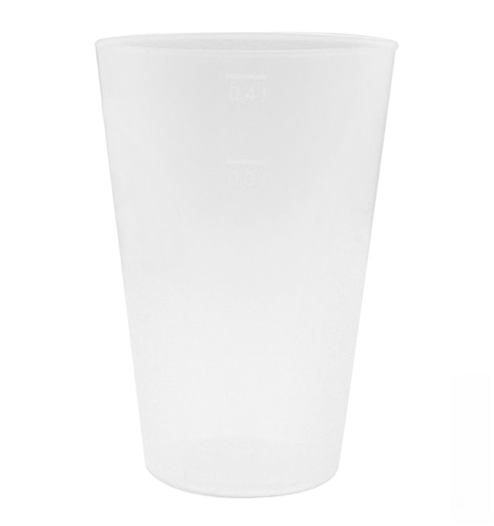 Herbruikbare Durable Bierglazen PP 450ml (5 Stuks)