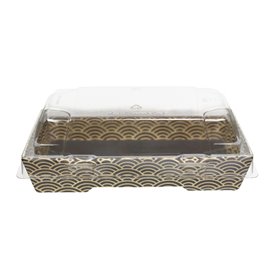 Couvercle Emballage Sushi rPET 12x6,2cm (50 Unités)