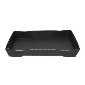 Boîte à Sushi Carton Noir 18,5x12,5cm (400 Utés)