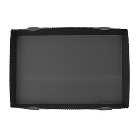 Boîte à Sushi Carton Noir 18,5x12,5cm (400 Utés)