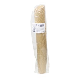 Papieren Kraft voor Frietjes en Wraps Beker Ø8,1x11,5cm (55 stuks)