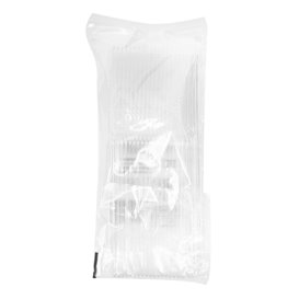 Herbruikbaar Plastic PS Mes Transparant 18cm (500 stuks)