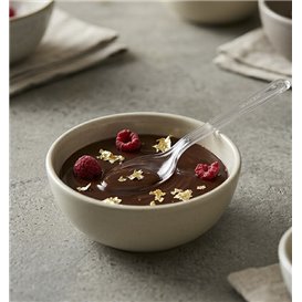 Herbruikbaar Plastic PS Lepel Transparant 18cm (20 stuks)