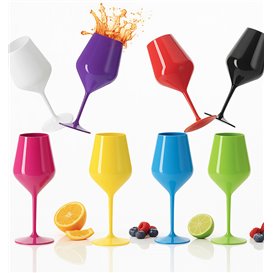 Herbruikbaar Duurzaam Paarse Tritan Wijnglas 470ml (6 Stuk)