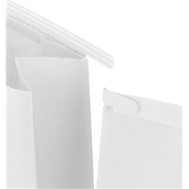 SOS-zak Wit met Sluiting en Venster 9+6x26 cm (1000 stuks)
