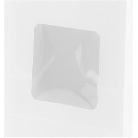 SOS-Zak Wit met Sluiting en Venster 9+6x26 cm (50 stuks)